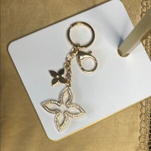 Elegant Gold Butterfly Key & Card Holder